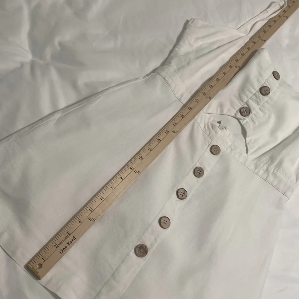 Cotton Candy LA White Adjustable Spaghetti Strap Cut Out Back Mini Dress Size L - Picture 15 of 16